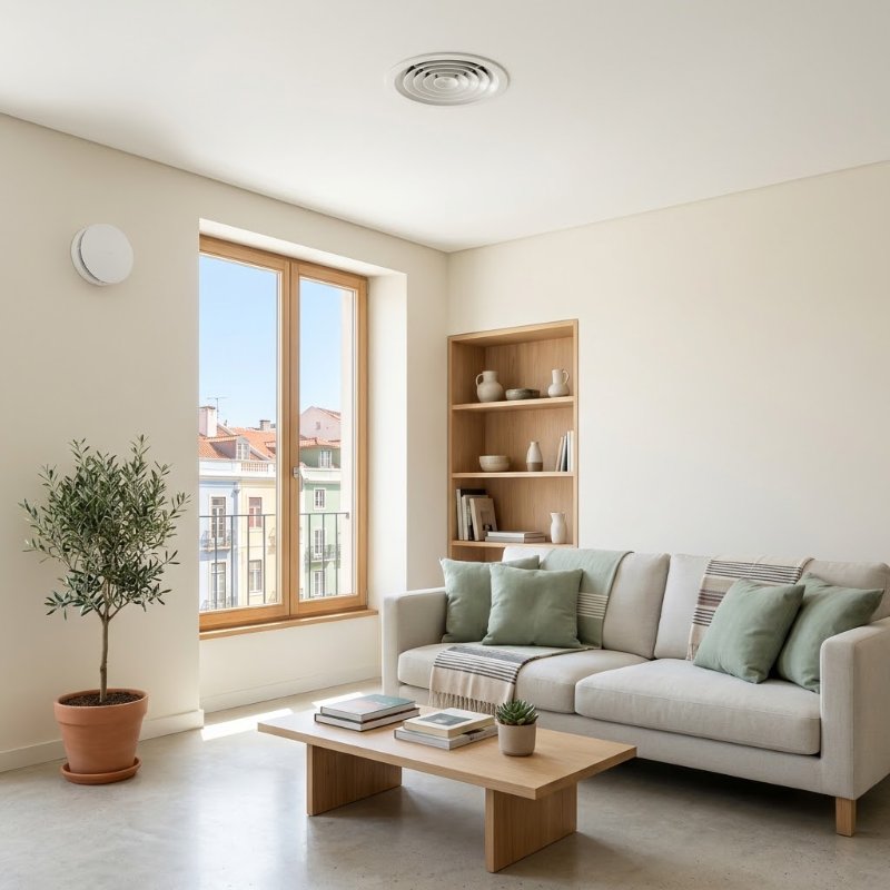 Ventilação e renovação de ar