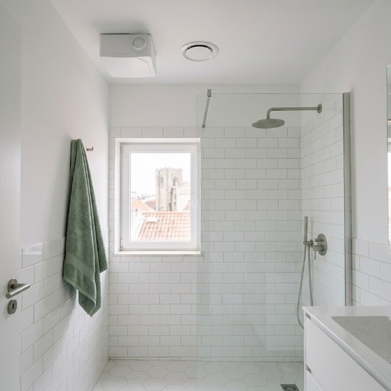 Instalação de VMC de simples fluxo num apartamento — Grande Lisboa
